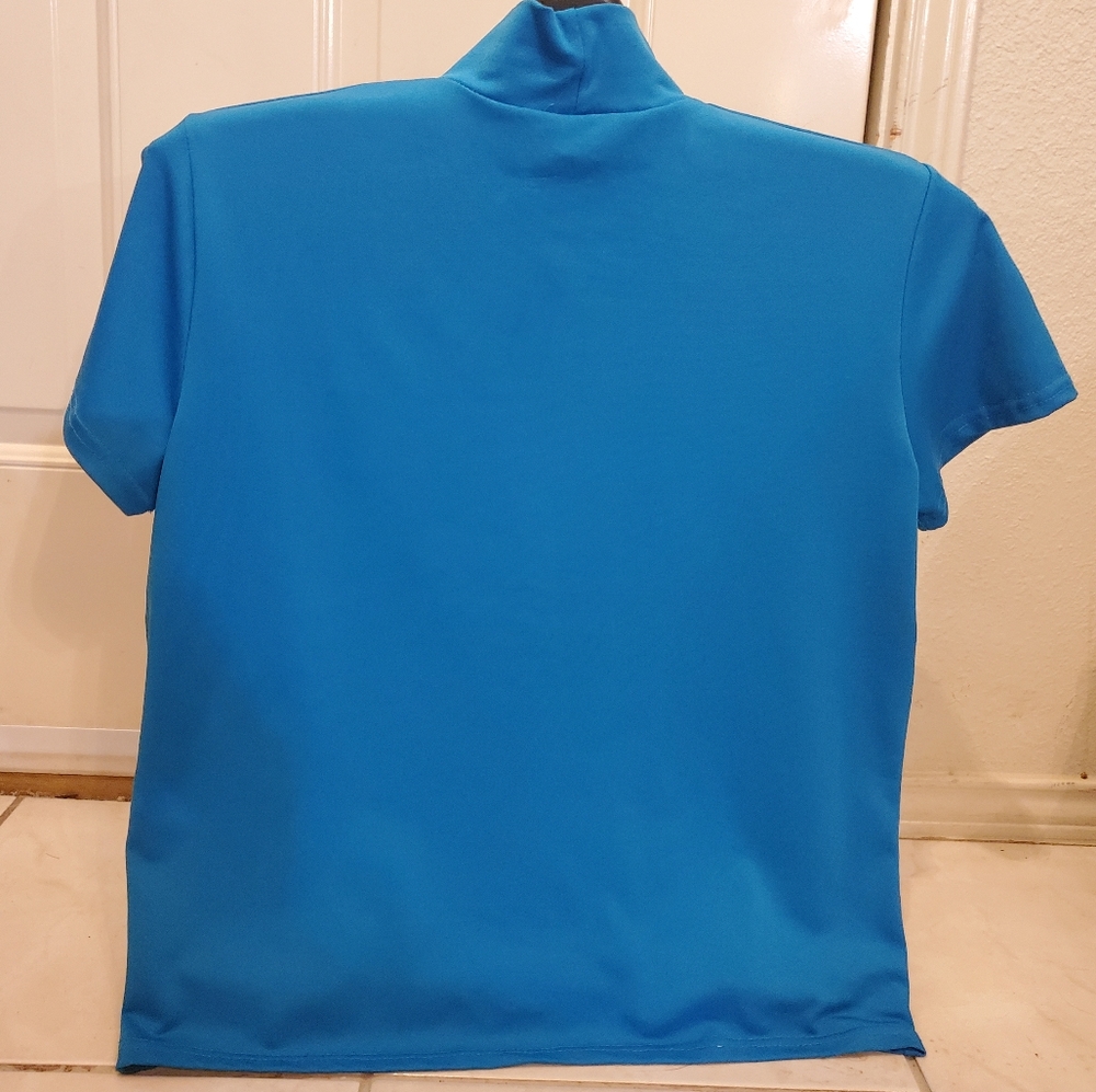 [Willow Ridge] Blue Polyester Top - Picture 3 of 3